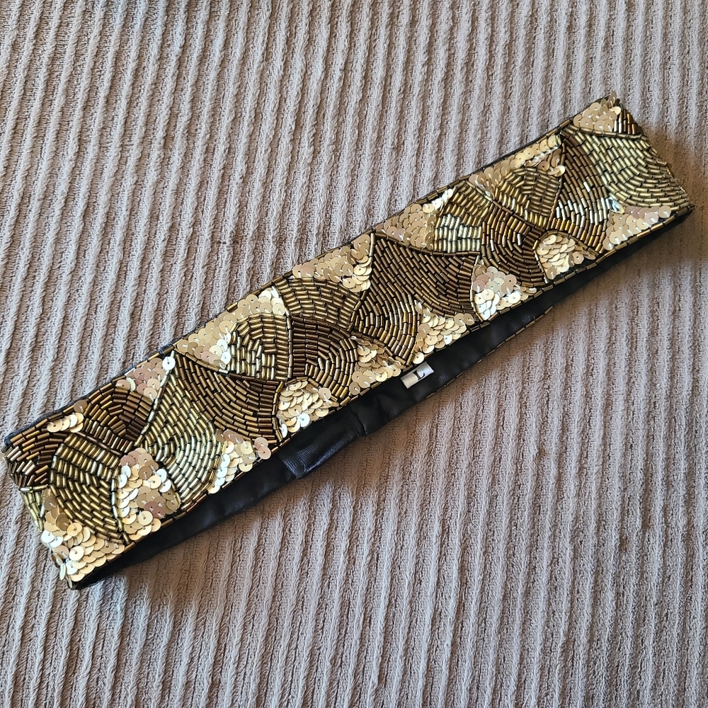 Vintage kids'‎ beaded formal belt
